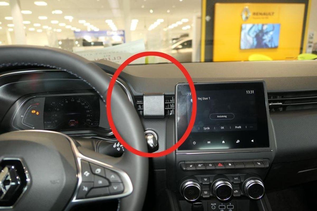 Brodit ProClip houder geschikt voor Renault Clio V 2020 - Center mount