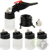 Airbrush pistool set, 7 dlg, Airbrush set