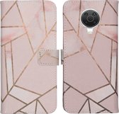 iMoshion Design Softcase Book Case Nokia G10 / G20 hoesje - Pink Graphic