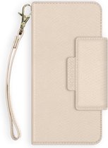 Selencia Hoesje Geschikt voor Samsung Galaxy S21 Hoesje Met Pasjeshouder - Selencia Llyr 2-in-1 Uitneembare Slang Bookcase - Wit