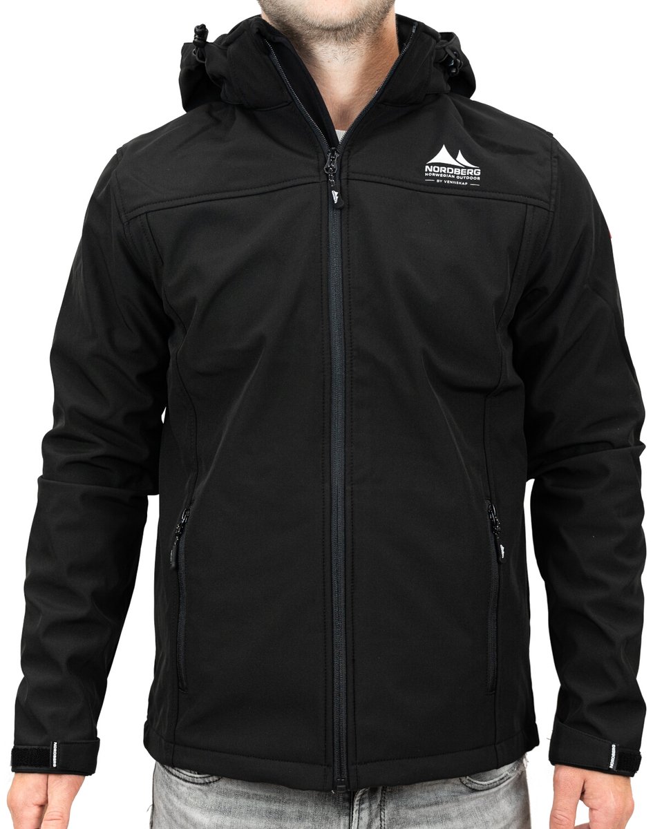 Nord Berg Softshell Jas Dames Sportjas – Mannen Zwart