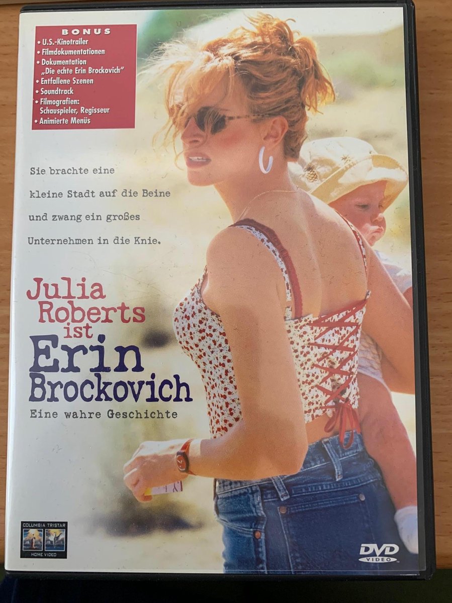 PLAION Erin Brockovich - Eine wahre Geschichte DVD Duits, Engels