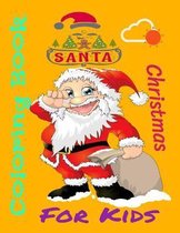 Santa Christmas coloring book for kids