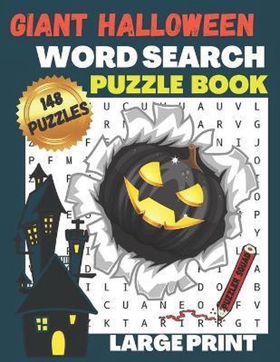 Foto: Giant halloween word search puzzle book