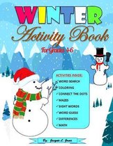 Winter Activity Book For Kids Grades 4-6: Winter and Coloring Book For Tweens