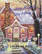 Christmas Magical Fairy Village Coloring Book