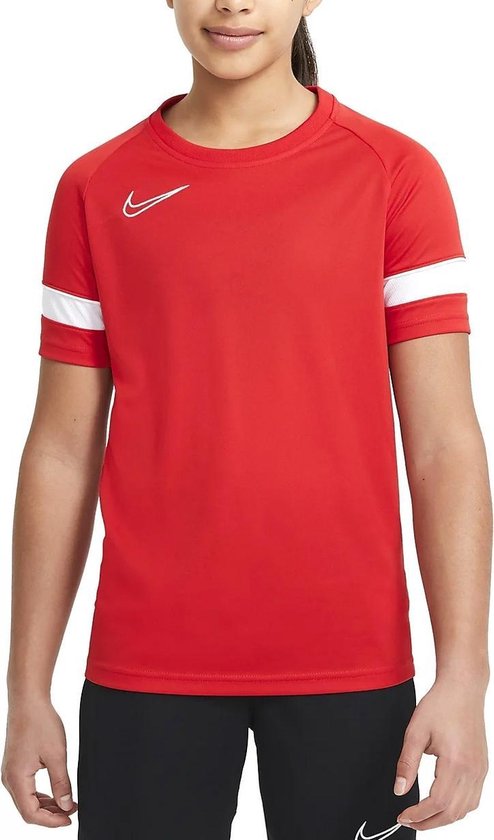 Nike - Dri-FIT Academy Tee Junior - Voetbalshirt Kinderen - 122 - 128 - Rood