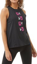 Under Armour Repeat Muscle Tanktop Zwart Dames - Maat M