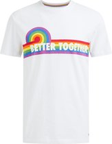 WE Fashion Pride unisex T-shirt met opdruk