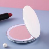 Compact Make-up Spiegel met Led  Verlichting - WIT - Make-up spiegel - Make up spiegel - Spiegel Make-up - 10x Vergroting - Hand spiegel - Make up - Handspiegel make-up - Handspieg