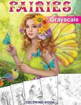 Fairies Grayscale Coloring Book