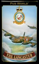 Wandbord Speciaal - Pubworld - The Lancaster Squadron Royal Air Force - voor de echte vliegtuig fan