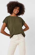 Vero Moda T-shirt Vmnancy Ss Top Wvn Ga 10249660 Ivy Green Dames Maat - S