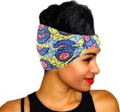 Haarband|Afrikaanse Haarband|Hoofddeksel|Afrikaans|Haarband Dames|Bandana|Stretch|Geel|Rood|Haarverzorging