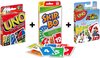 Afbeelding van het spelletje Uno (incl. 3 Wild Cards) + Uno Super Mario + Skip Bo