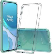 OnePlus 9 Hoesje - MobyDefend Transparante Shockproof Acryl + TPU Case - Volledig Doorzichtig - GSM Hoesje - Telefoonhoesje Geschikt Voor: OnePlus 9