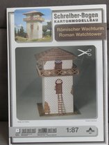 modelbouw, Bouwplaat Romeinse wachttoren, schaal 1/87