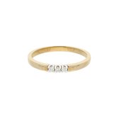 Glow 214.2016 Ring Goud G SI 1 0,06ct - maat 56