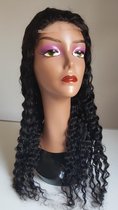 Frazimashop-Braziliaanse Remy pruik - 28 inch 613 blond steil echt haar - real human hair 13x4 lace front wig- Braziliaanse pruiken