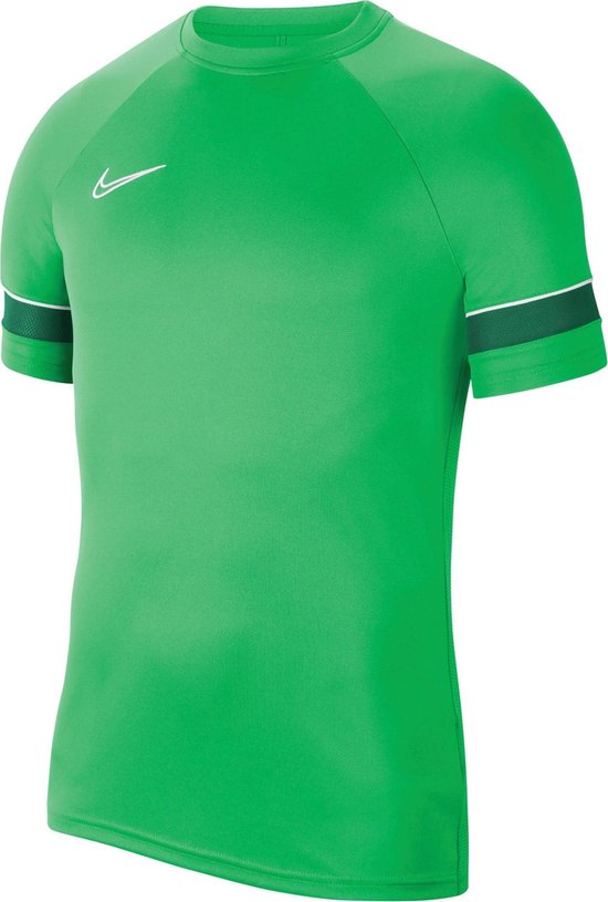 Nike Academy 21  Sportshirt - Maat XXL  - Mannen - Licht groen/Donker groen/Wit