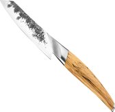 Couteau Santoku Katai forgé 14cm - Bois de racine - Dans coffret bois