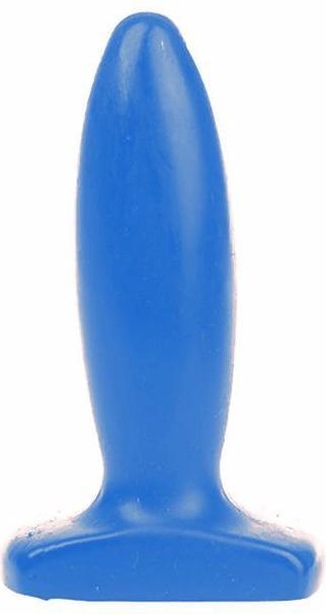 I Love Butt - Slanke Buttplug - S - Blauw