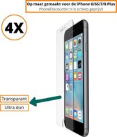 iphone 6 plus screenprotector | iPhone 6 Plus protective glass | iPhone 6 Plus beschermglas 4x