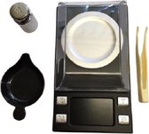 Precisie  weegschaal - Pocket weegschaal - zakweegschaal -weegt zeer nauwkeurig - 50 gram x 0.001 gram nauwkeurig