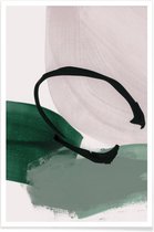 JUNIQE - Poster Minimalisme Groen en Ivoorkust - abstract -40x60