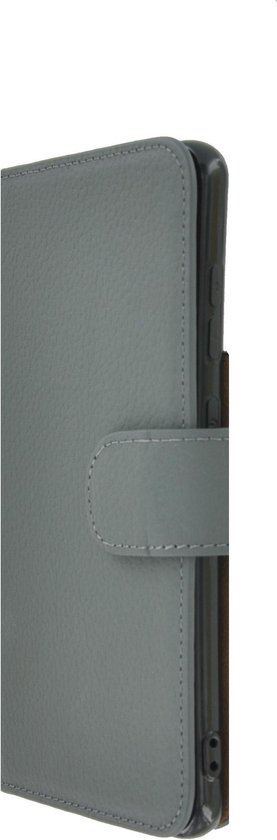 Coque Oppo Find X3 - Coque Oppo Find X3 Pro - Bookcase - Étui portefeuille Oppo Find X3 / Oppo Find X3 Pro en cuir véritable Cuir Grijs