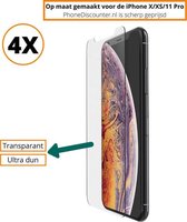 iphone xs screenprotector | iPhone XS tempered glass | iPhone XS beschermglas 4x