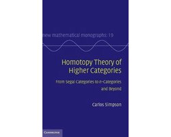 Omslag van Homotopy Theory Of Higher Categories