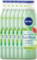 Nivea Fresh Blends Watermelon Mint Coconut Milk Voordeelverpakking 6x300ML