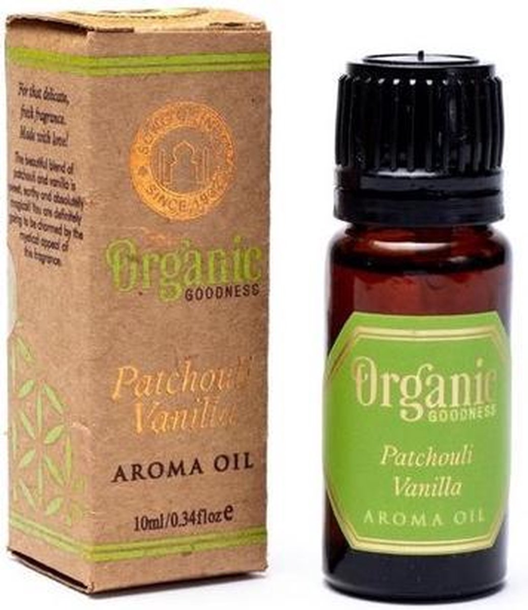 Goedkoopste Olie - organic patchouli vanilla - Olie - Bruin - 7x3x3 cm - India - Sawa Hasa - Fairtrade