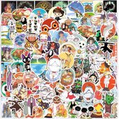 Mix van 100st Grote set Unieke Hayao Miyazaki  Anime Cartoon Stickers
