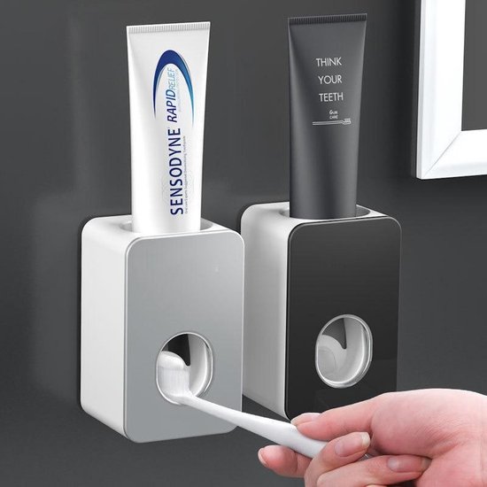 Tandpasta Dispenser| Roze | Toothpaste Dispenser | Tandpasta Houder |  Tandpasta Knijper | bol.com