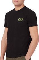 EA7 T-shirt - Mannen - zwart - geel
