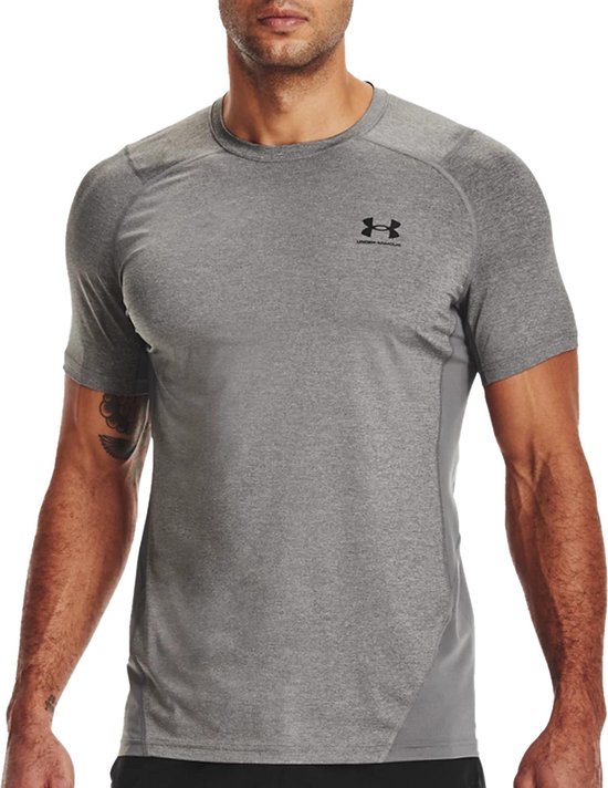 Under Armour HeatGear Sports Shirt - Taille XXL - Homme - gris - noir