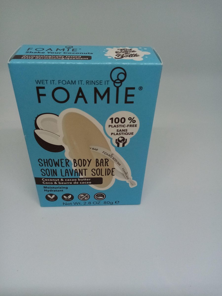 foamie set Body bar 2in1 coconut 80 gr foamie shampoo bar normaal haar
