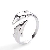 Trendy ring Dolphin