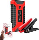 Dealingtoday , starthulp 12V  , jumpstarter – Jumpstarter auto – Zaklamp – Powerbank – Noodhamer – Kompas – SOS lichtsignaal – 16800maH - met E-book