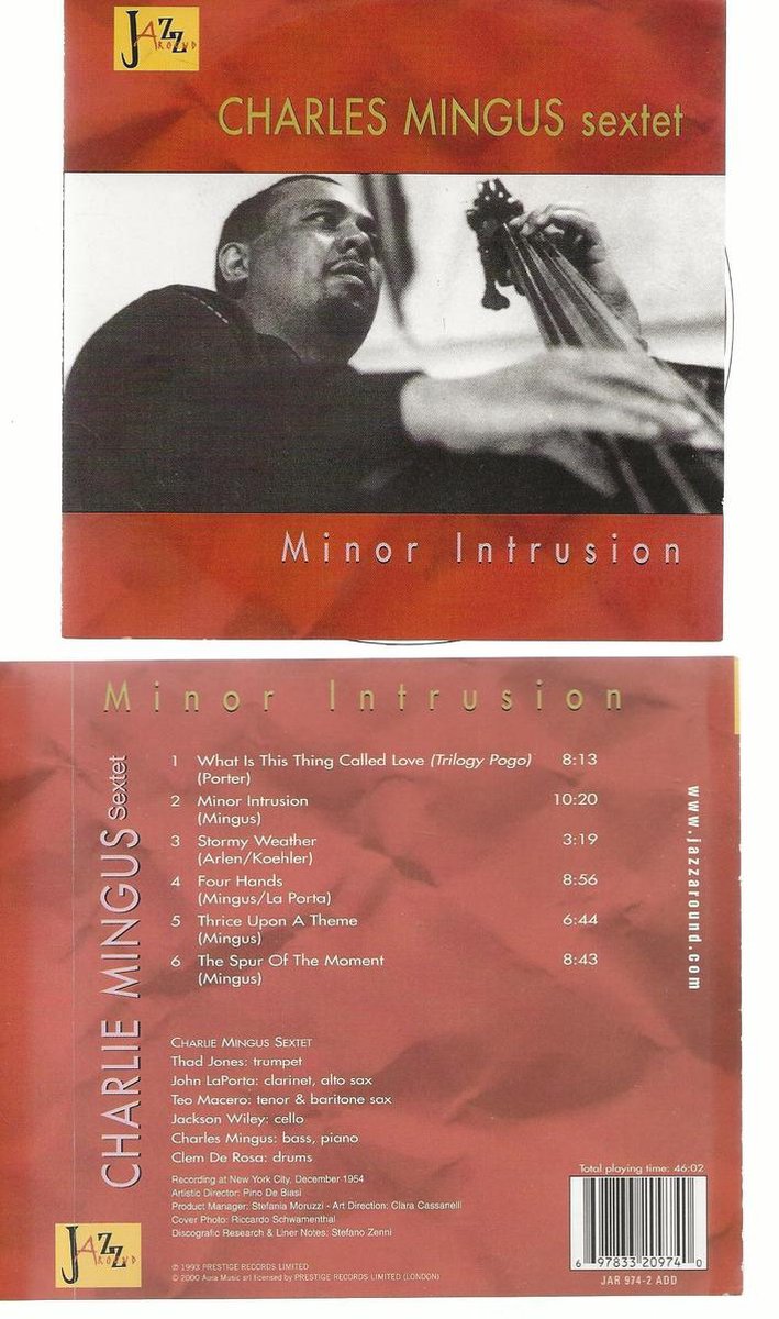 CHARLES MINGUS SEXTET - MINOR INTRUSION