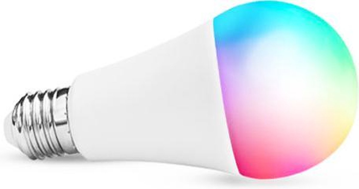 Pack De 2 Ampoules LED Intelligentes WiFi E27 7W - Multicolores RGB, Variateur D'Intensité, Contrôle Par App Ou Voix