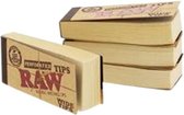 RAW Wide tips - Perforated - Raw tips - Filter tips - Tips - 10 boekjes