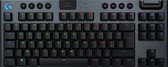 Logitech G G915 TKL Tenkeyless LIGHTSPEED Wireless RGB Mechanical Gaming Keyboard - GL Clicky toetsenbord USB AZERTY Frans Koolstof met grote korting