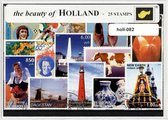 The beauty of HOLLAND - Typisch Nederlands postzegel pakket & souvenir. Collectie van 25 verschillende postzegels met Nederland als thema – kan als ansichtkaart in een A6 envelop -