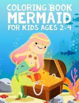 Mermaid Coloring Book for Kids Ages 2-4