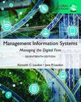 Summary Management Information Systems: Managing the Digital Firm, Global Edition, ISBN: 9781292403281  Management Information Systems