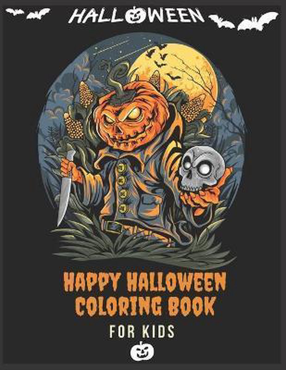 Happy Halloween Coloring Book For Kids van Nayla Halloween Collection
