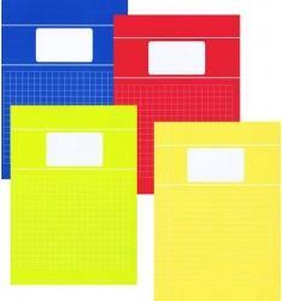 Benza - Basic Schriften Ruit 10mm A4 Trendy Assorti (5 stuks)